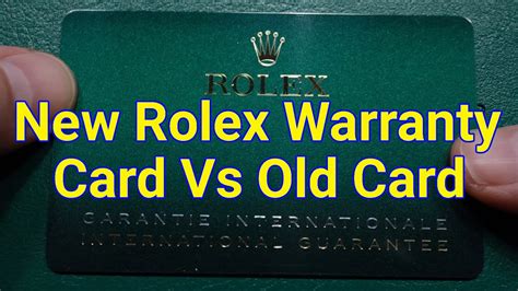 rolex warranty card replacement.